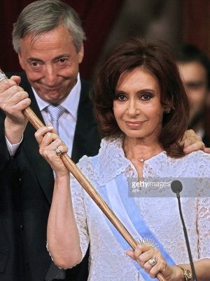 Nelson and Cristina Kirchner